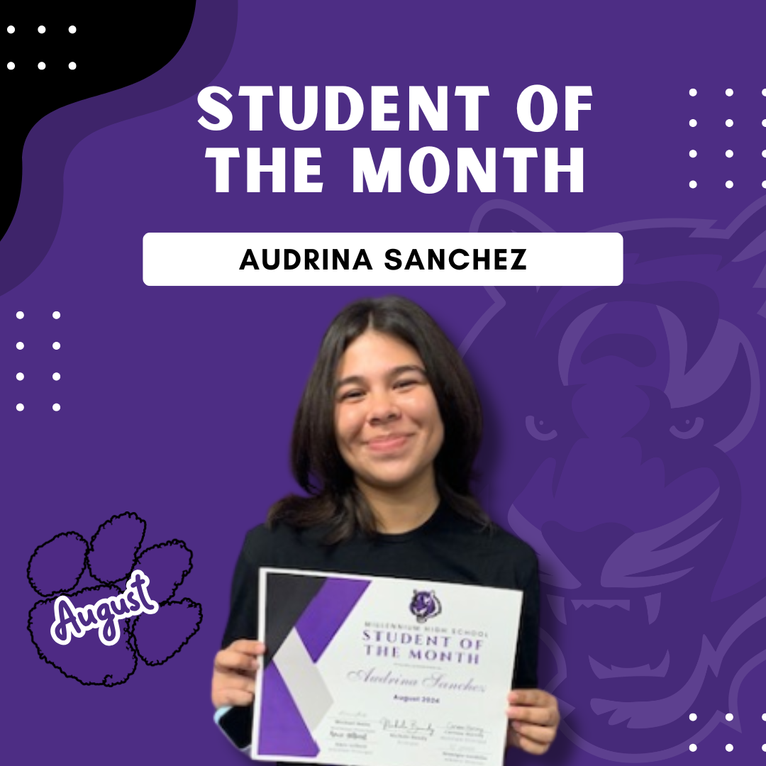  Audrina Sanchez August Student of the Month